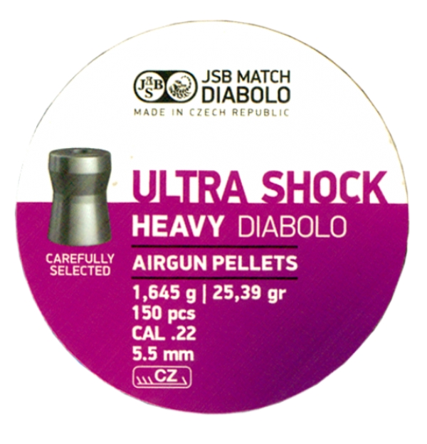 JSB Ultra Shock Heavy 5,5mm (25,39grains)