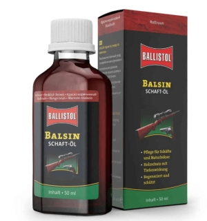 Λάδι ξύλου Ballistol Balsin Stockoil 50ml Καστανοκόκκινο
