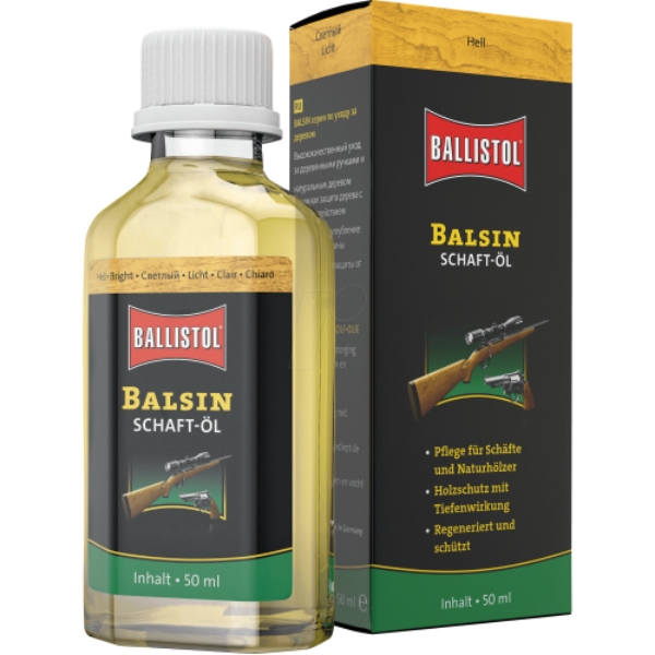 &Lambda;ά&delta;&iota; &xi;ύ&lambda;&omicron;&upsilon; Ballistol Balsin Stockoil 50ml &Alpha;&nu;&omicron;&iota;&chi;&tau;ό