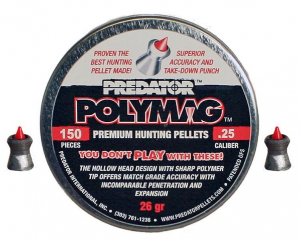 Polymag Predator 6,35mm (26grains)